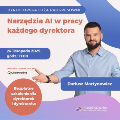 Narzędzia AI w pracy każdego dyrektora